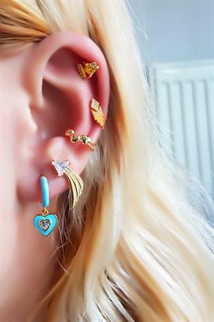 TEKLİ TRIANGLE PASSING GÜMÜŞ KÜPE-SOL