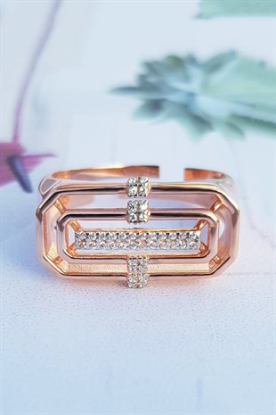 WİDTH LONG DESIGN SILVER RING