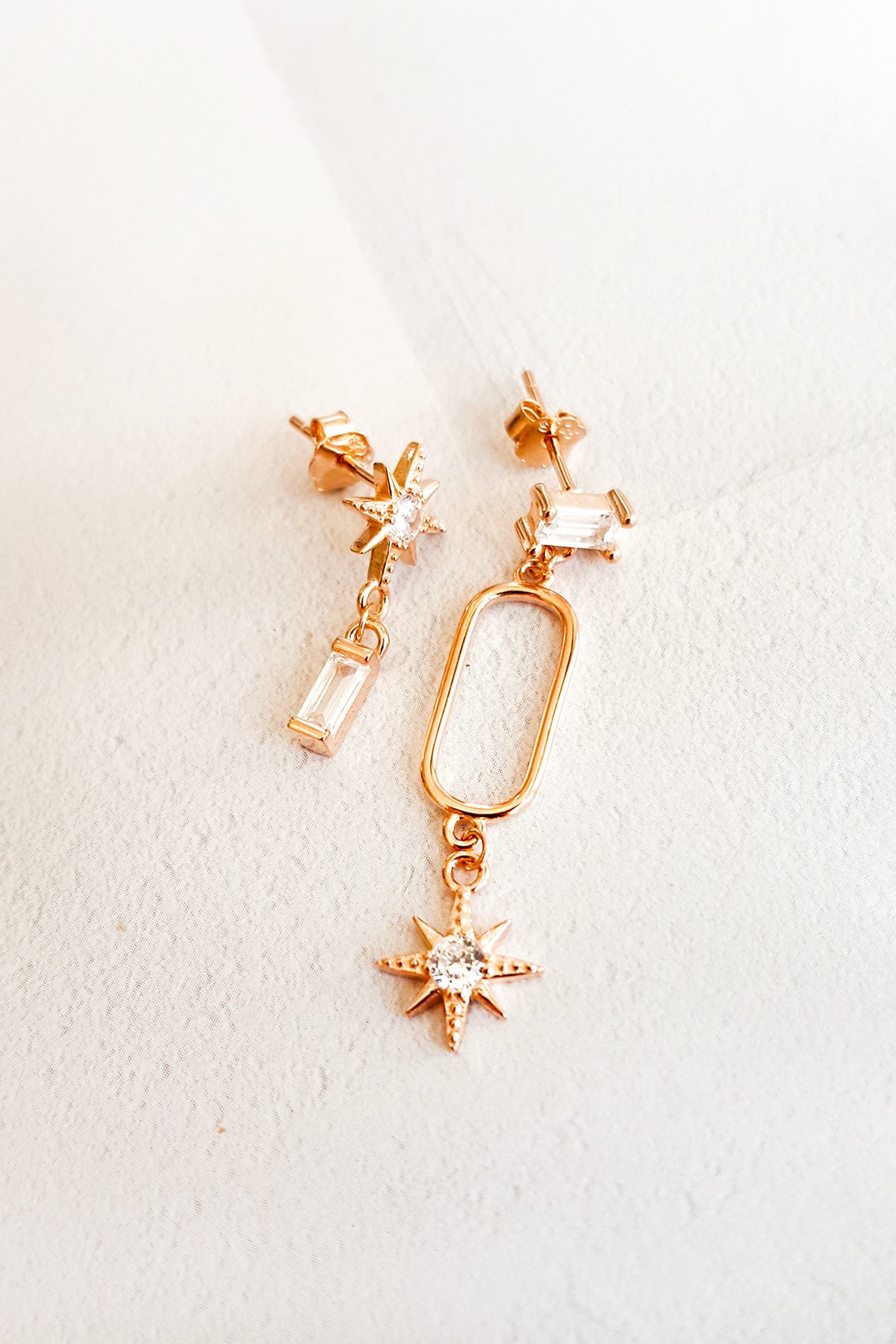 Çiftli, Kutup Yıldızlı Gümüş Küpe