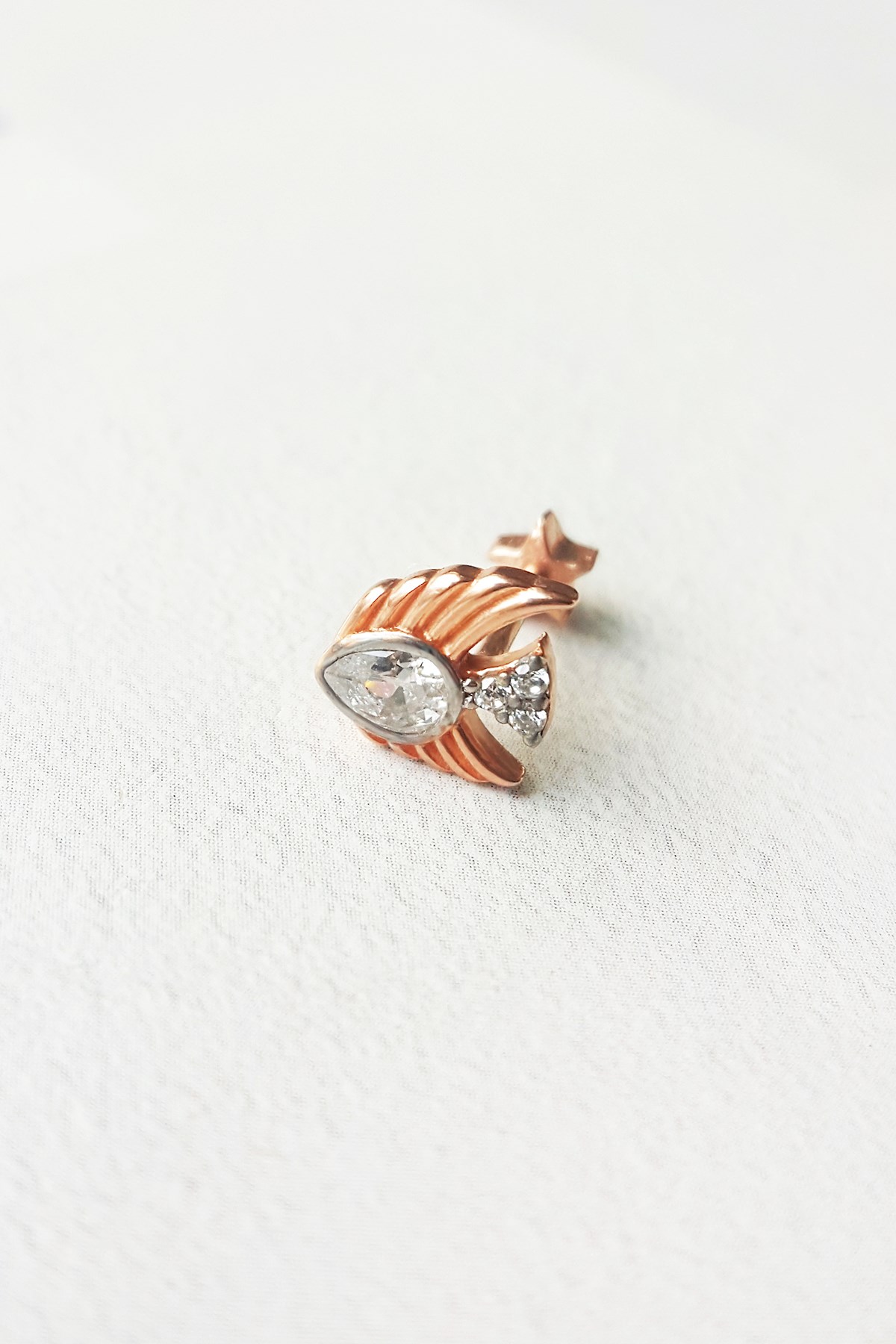 FISH MODEL GÜMÜŞ PİERCİNG