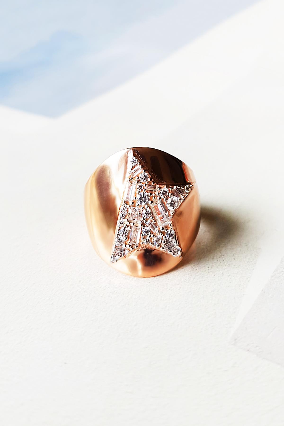 HALF STAR GÜMÜŞ YÜZÜK