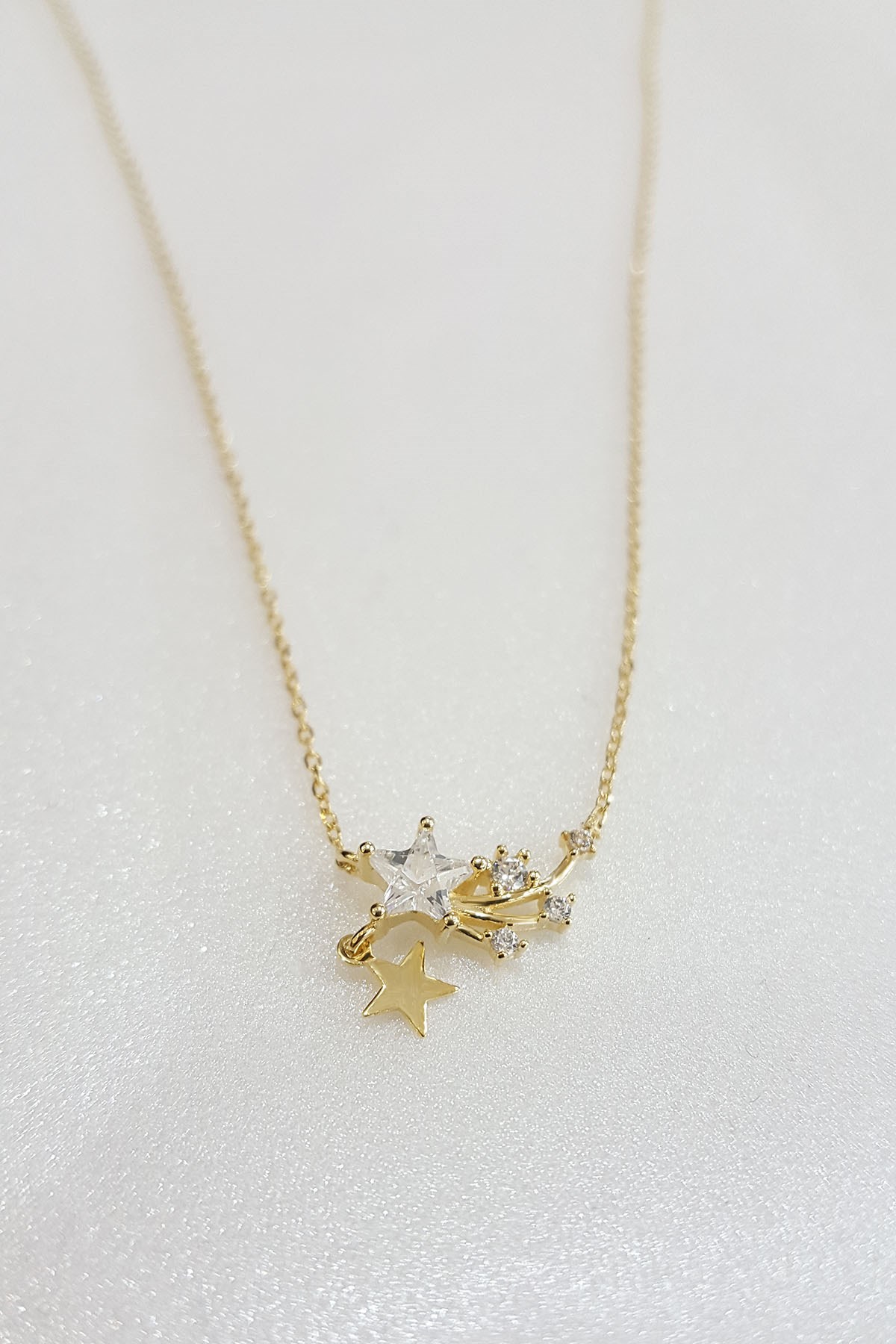 İTHAL MİNİMAL YILDIZ GÜMÜŞ KOLYE