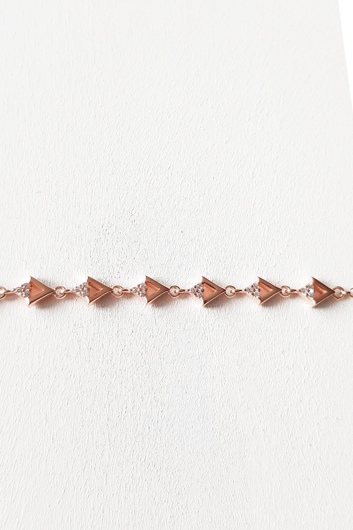 MİNİ ÜÇGEN TRİA GÜMÜŞ BİLEKLİK