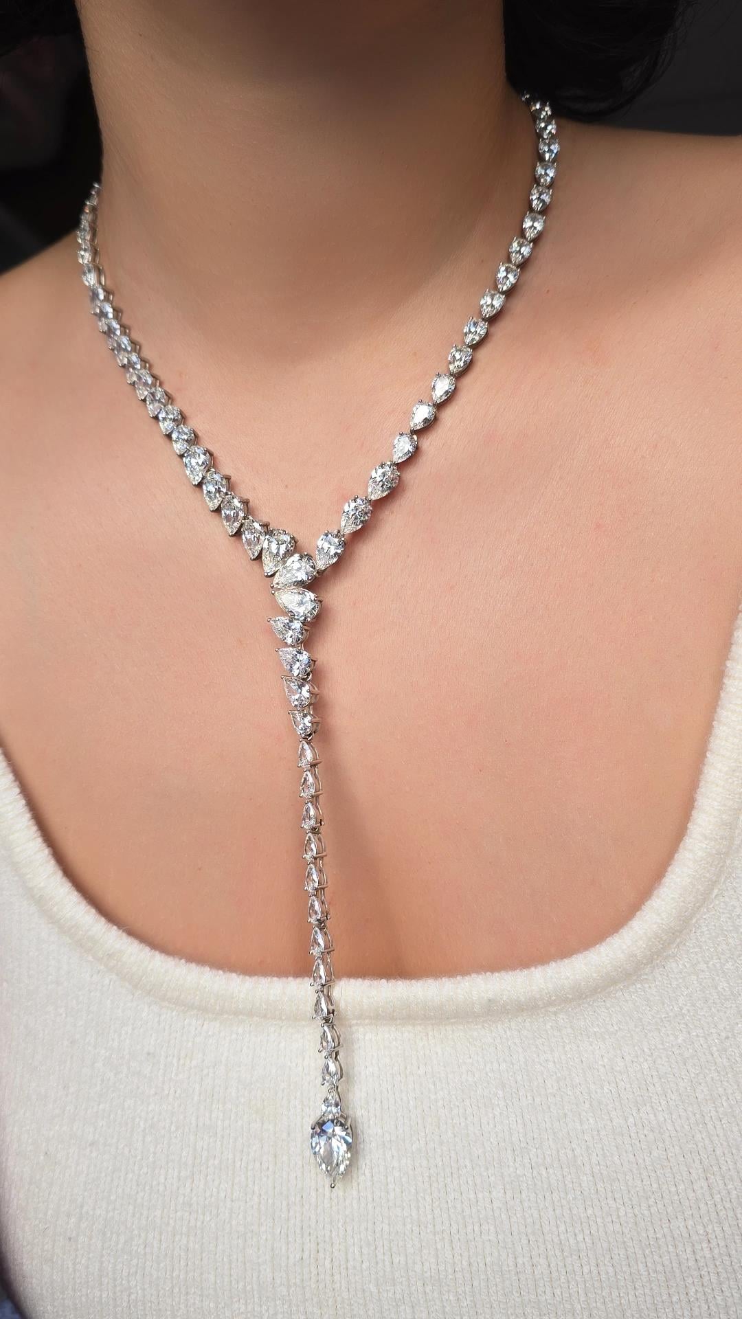 PREMİUM UZUN DAMLA GÜMÜŞ KOLYE