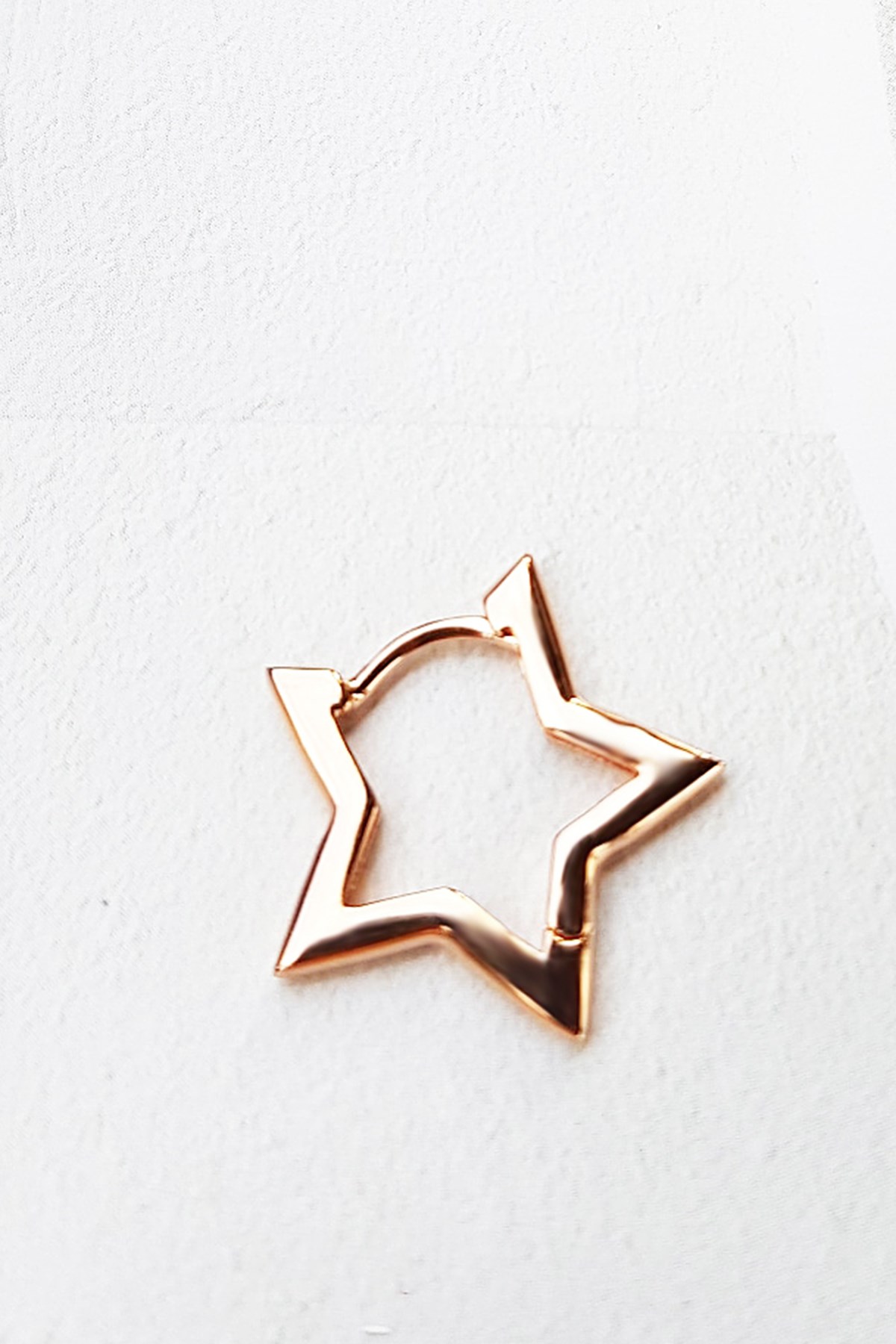 TEKLİ İTHAL STAR GÜMÜŞ KÜPE