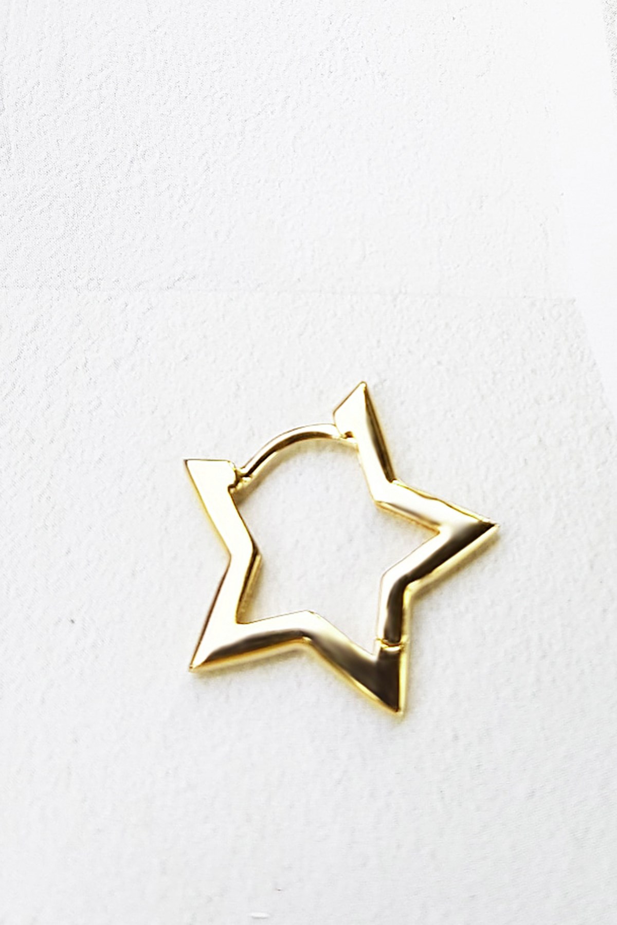 TEKLİ İTHAL STAR GÜMÜŞ KÜPE