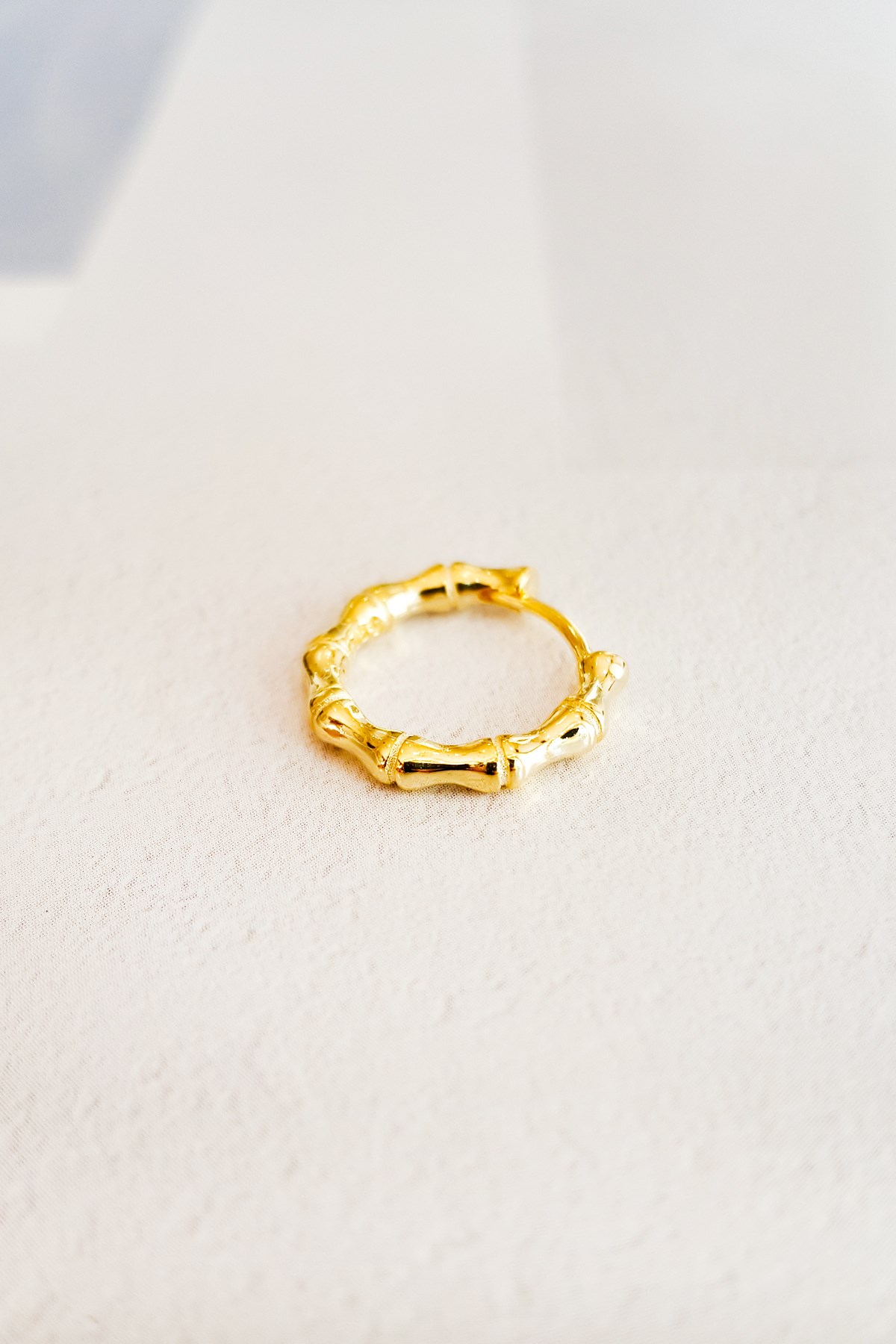 Tekli, Minimal Halka Gümüş Küpe