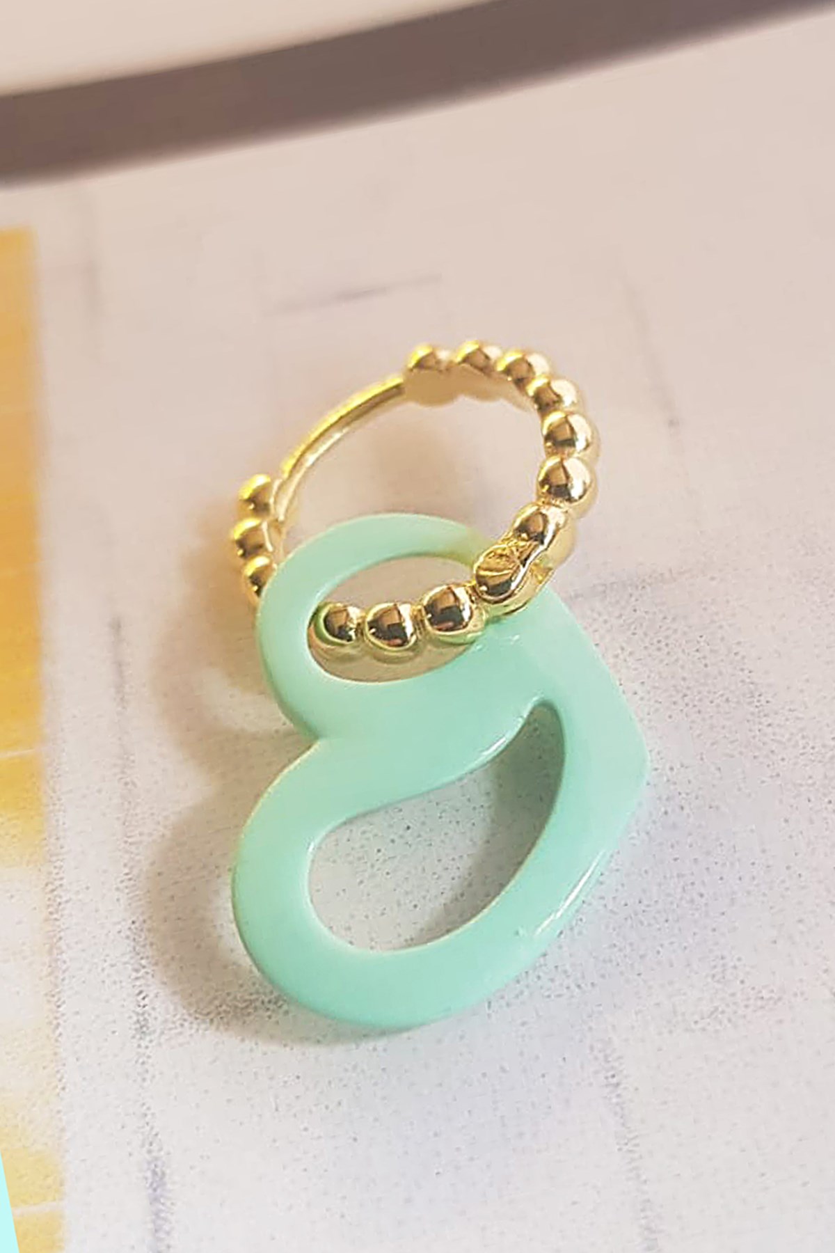 TEKLİ MİNT GÜMÜŞ KÜPE