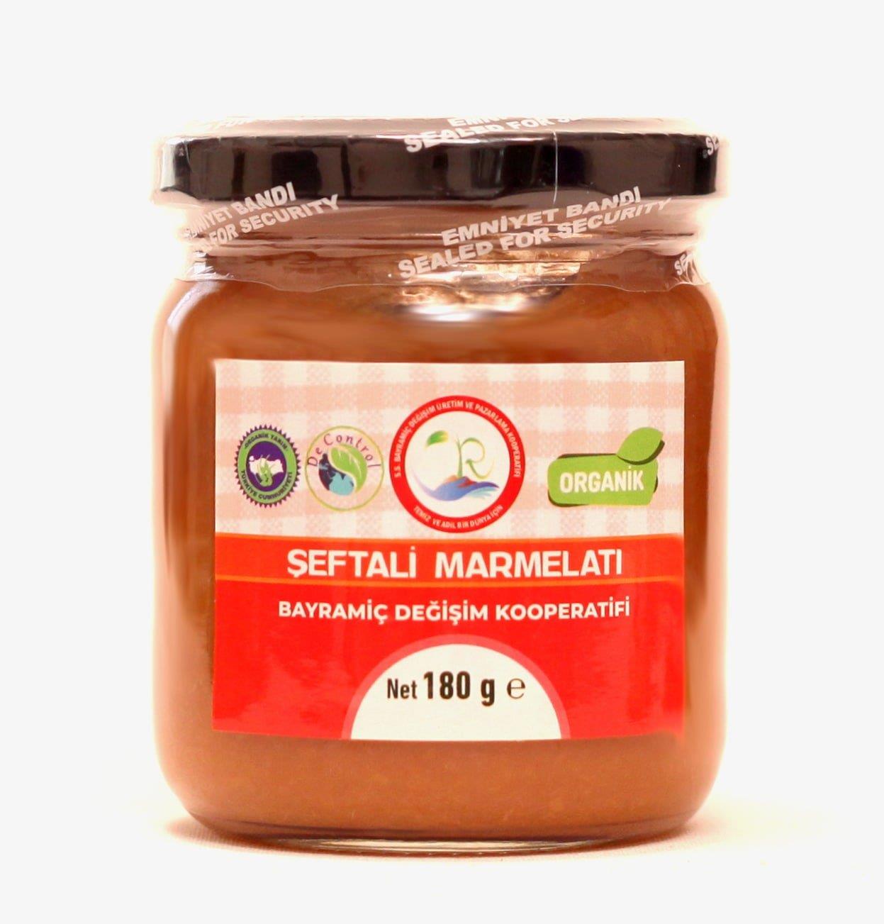 ORGANİK ŞEFTALİMARMELATI - 180 GR