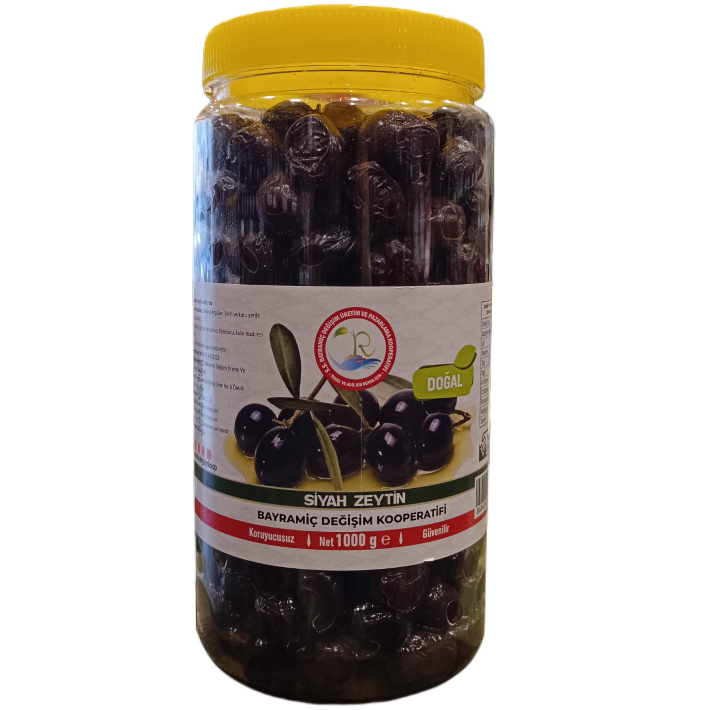 SİYAH SALAMURA ZEYTİN - 1 KG