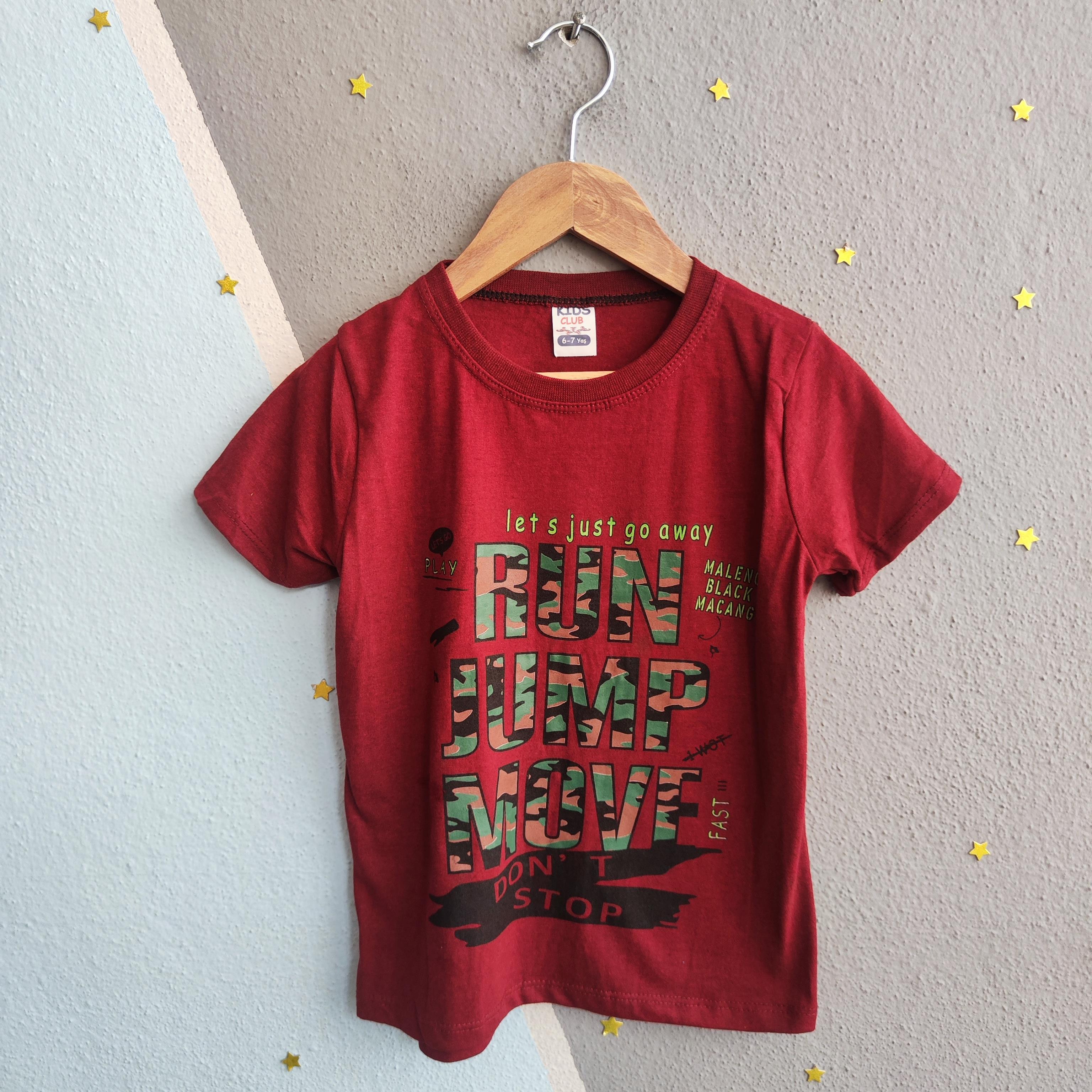 1473 - Kamuflaj Desen Yazlık Erkek Çocuk Takımı - Bordo