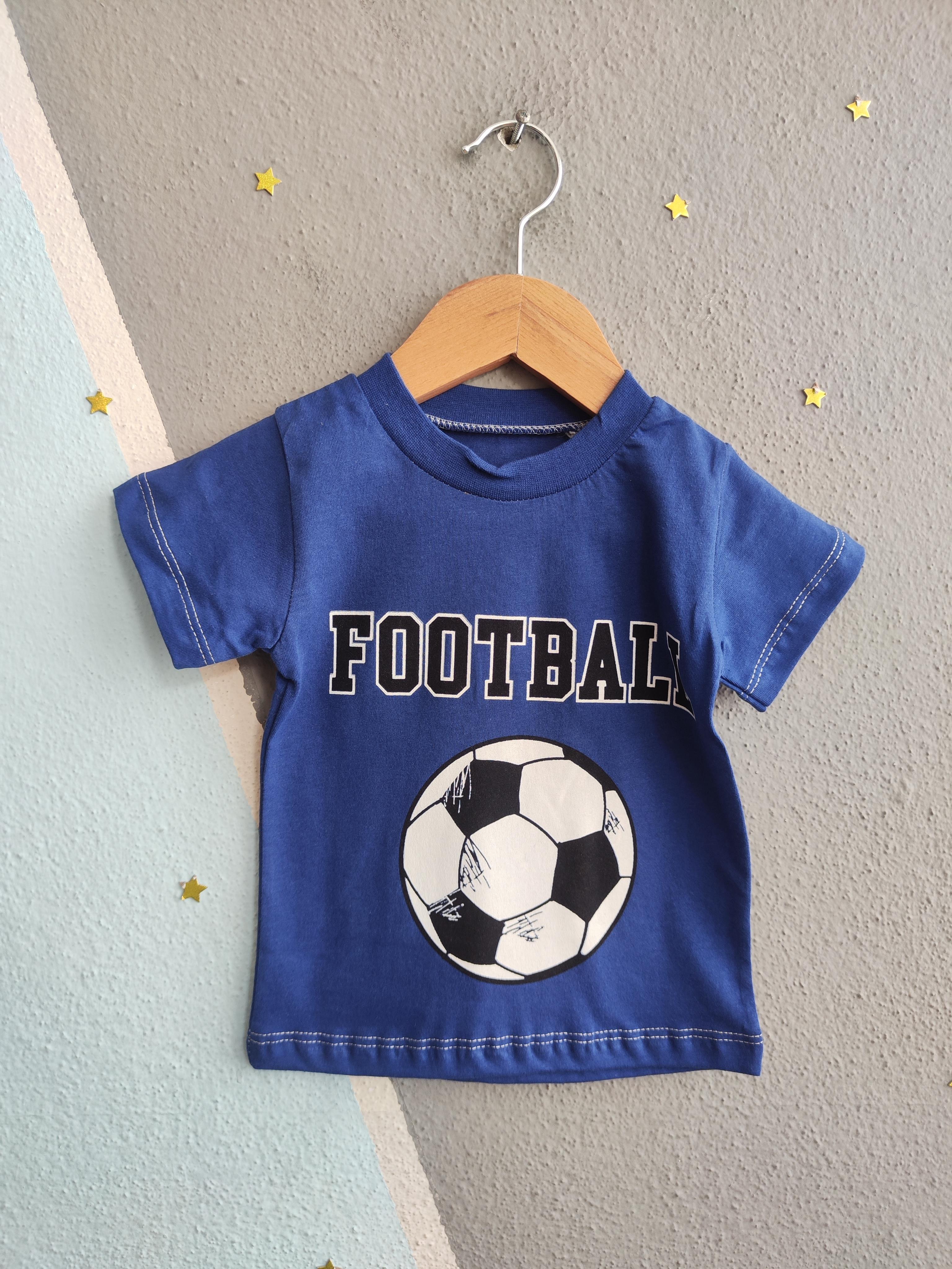 1604 - Futbol Topu Baskılı Aylık Erkek Çocuk Takım - Saks