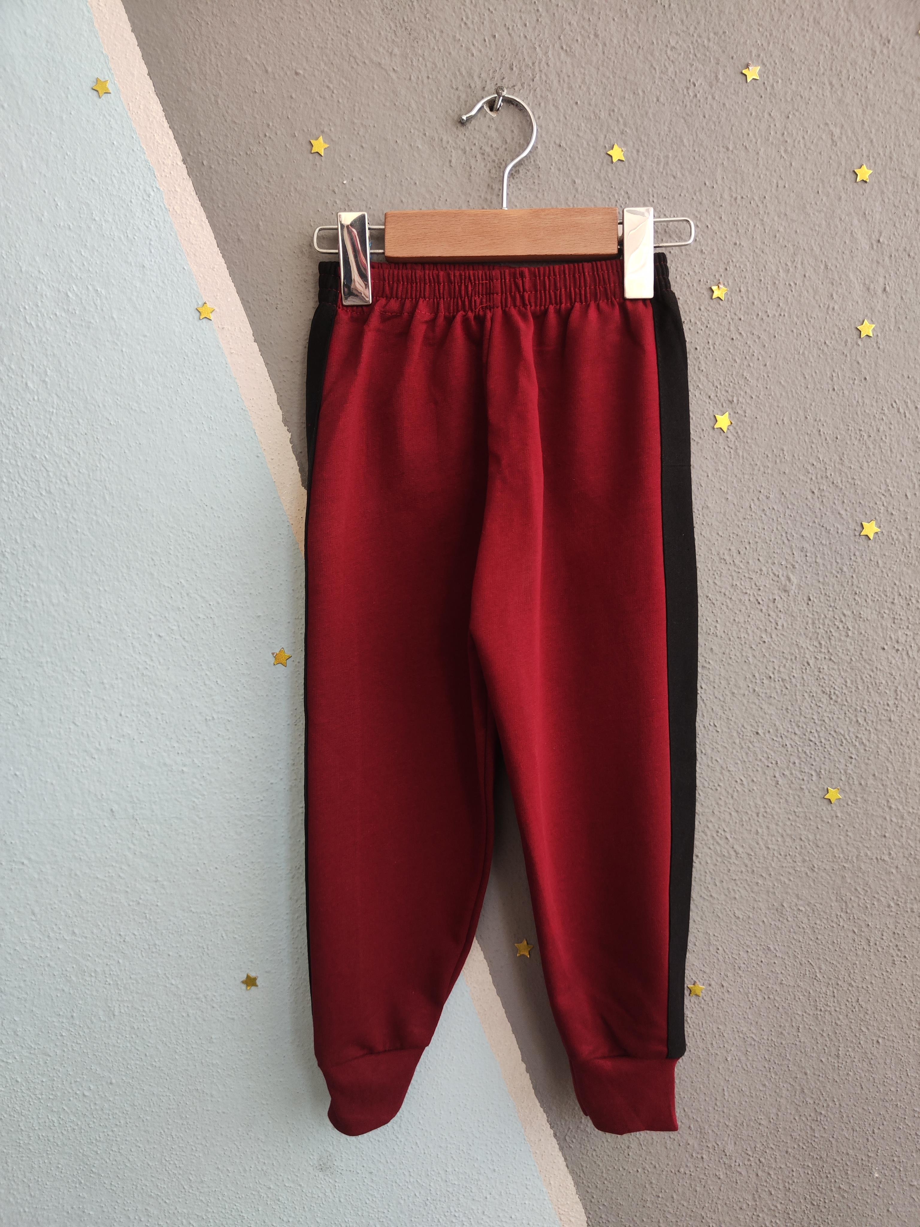 1700 - Wear The Future Baskılı Erkek Çocuk Takım - Bordo