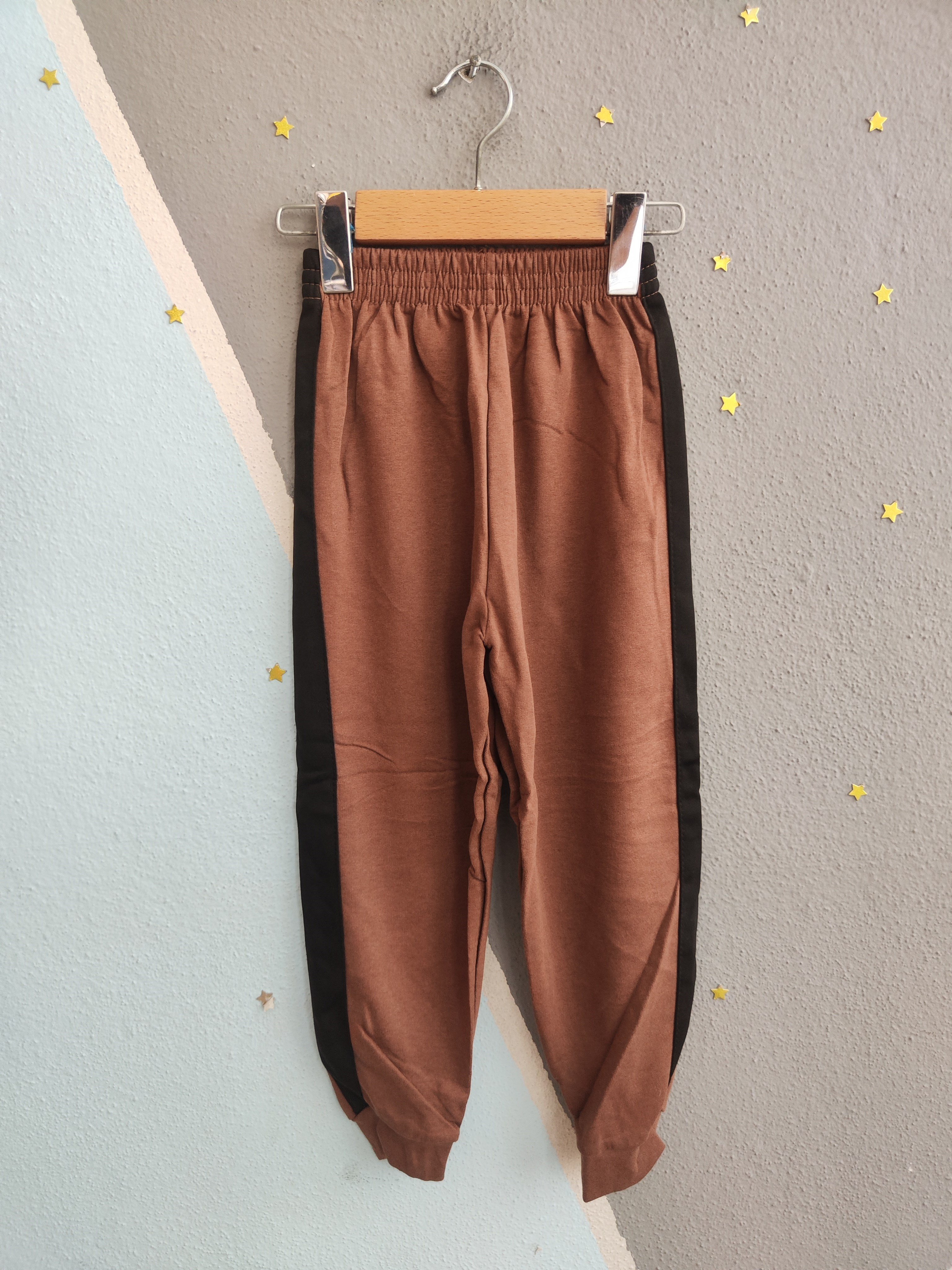 1700 - Wear The Future Baskılı Erkek Çocuk Takım - Koyu Kahve