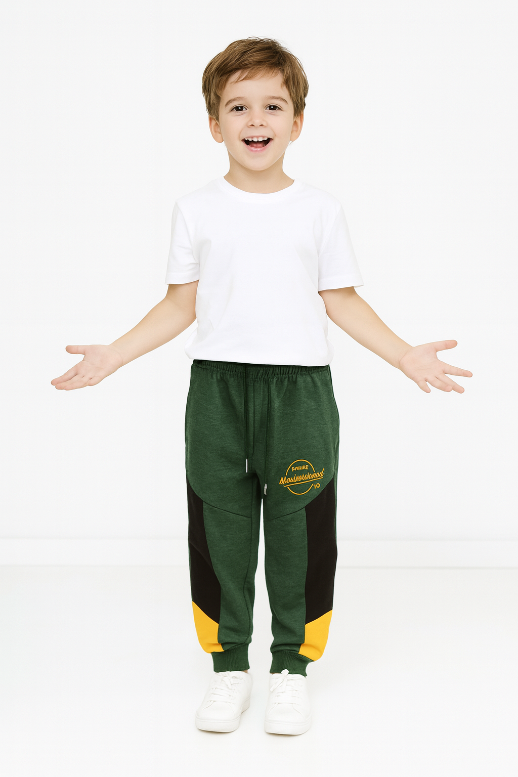 1704 - MMCN Baskılı Tek Alt- Yeşil