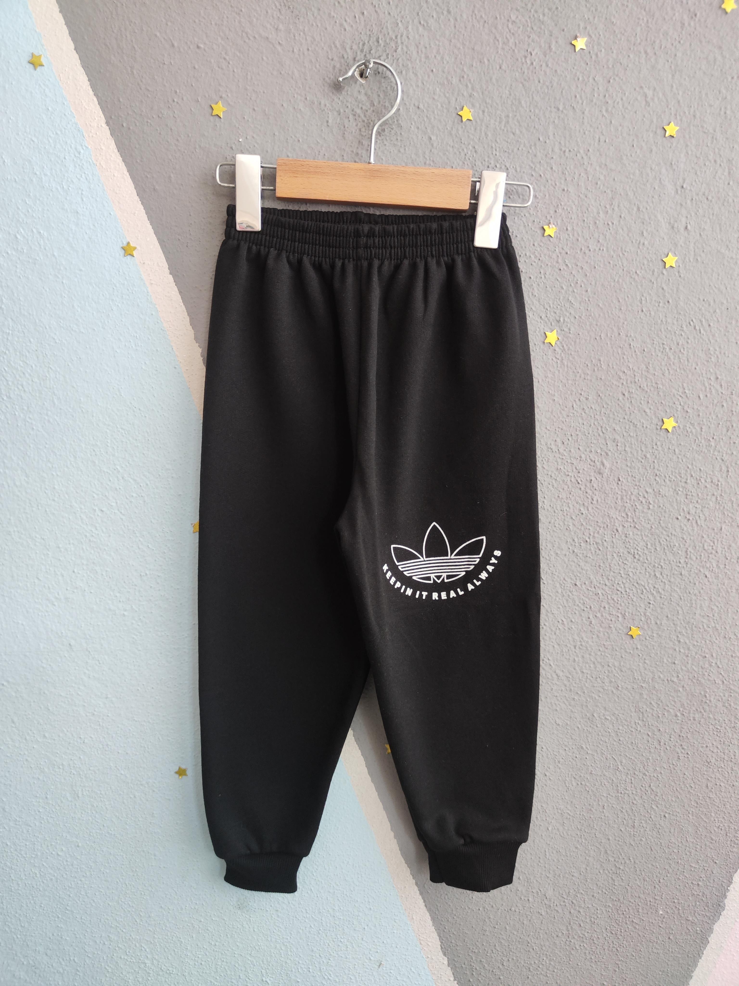 1802 - Always Baskılı 2 İp Kışlık Erkek Çocuk Takım - Siyah