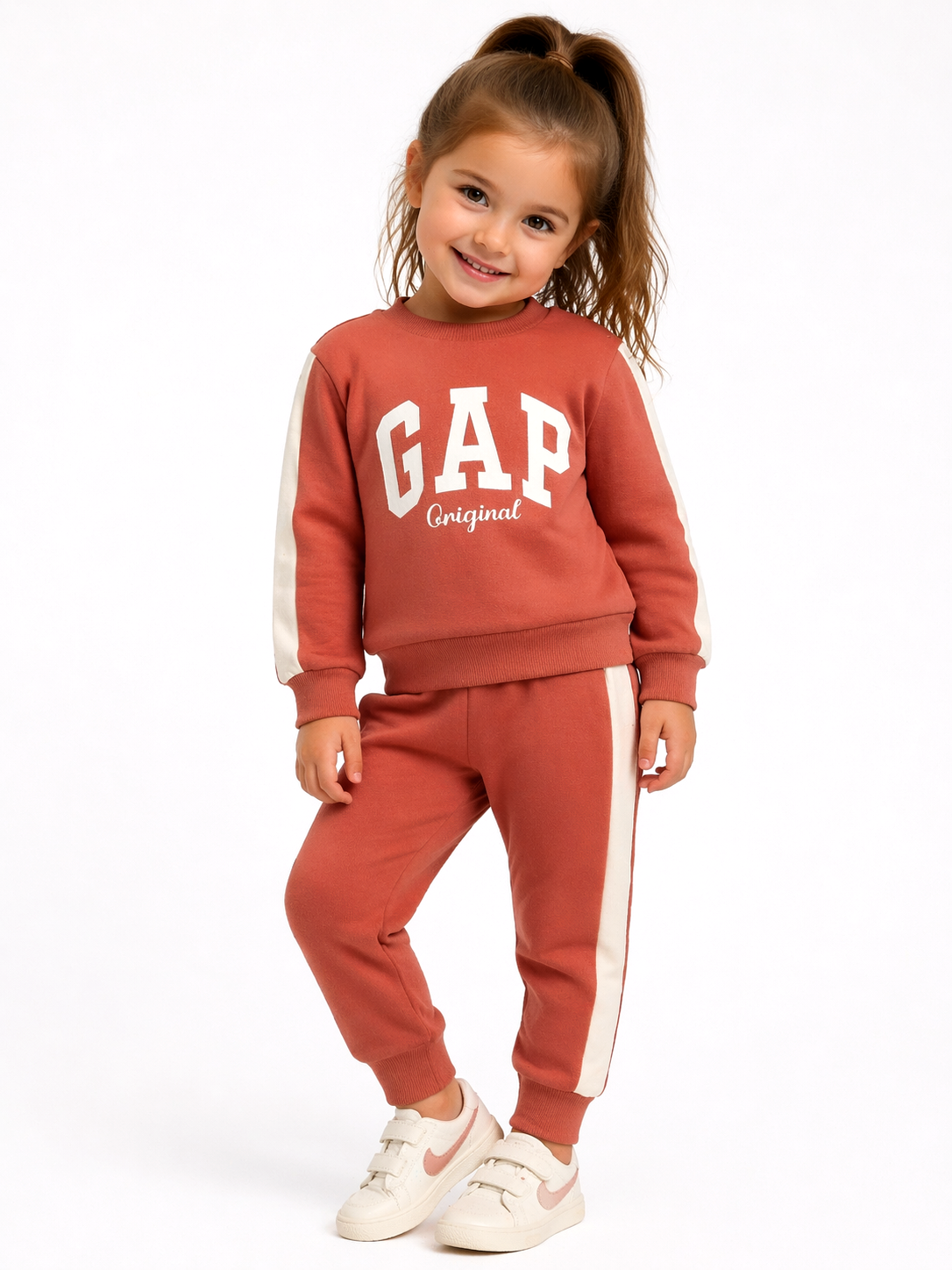 1986 - Original Baskılı Unisex Çocuk Takım - Taba