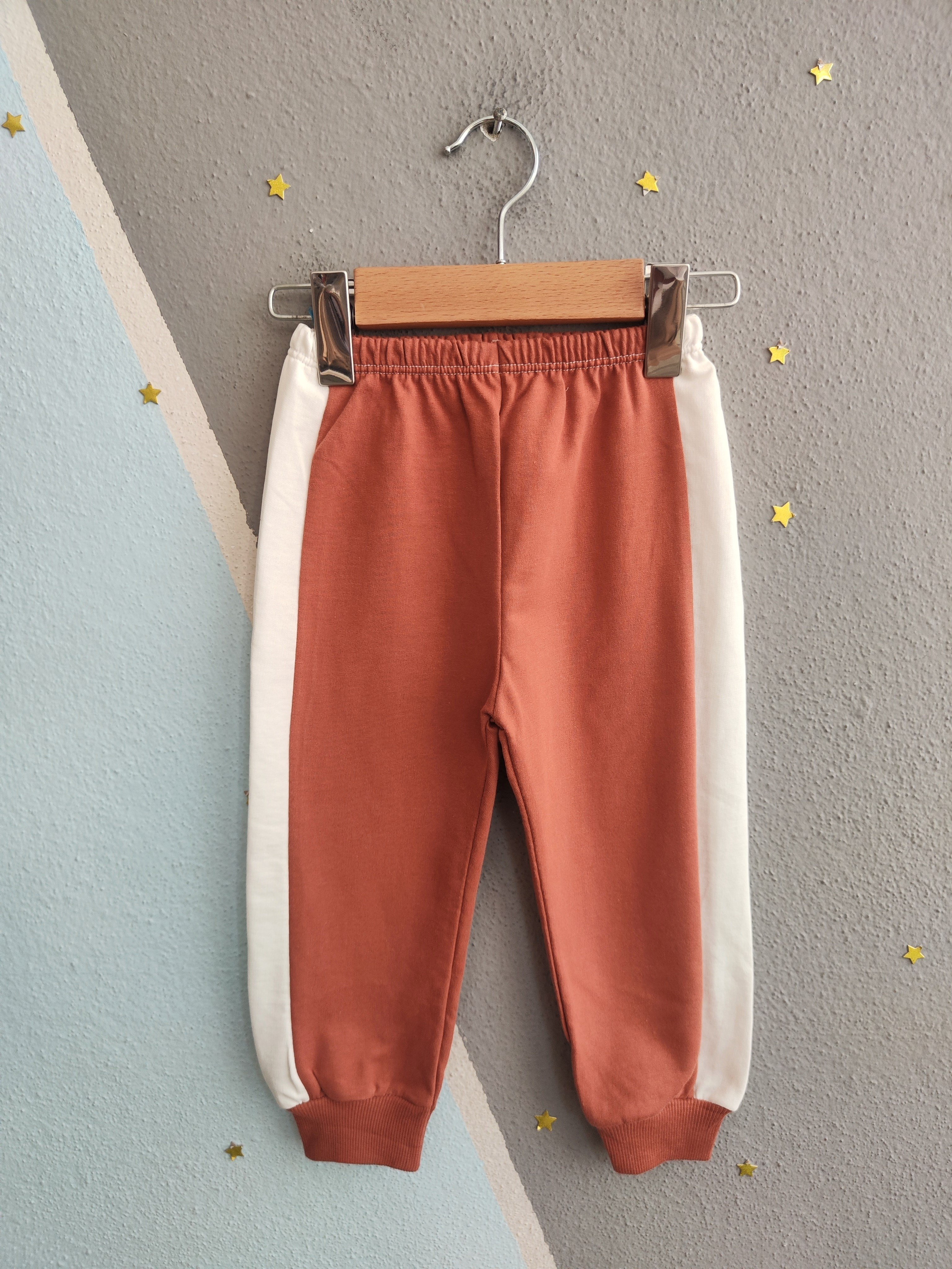 1986 - Original Baskılı Unisex Çocuk Takım - Taba