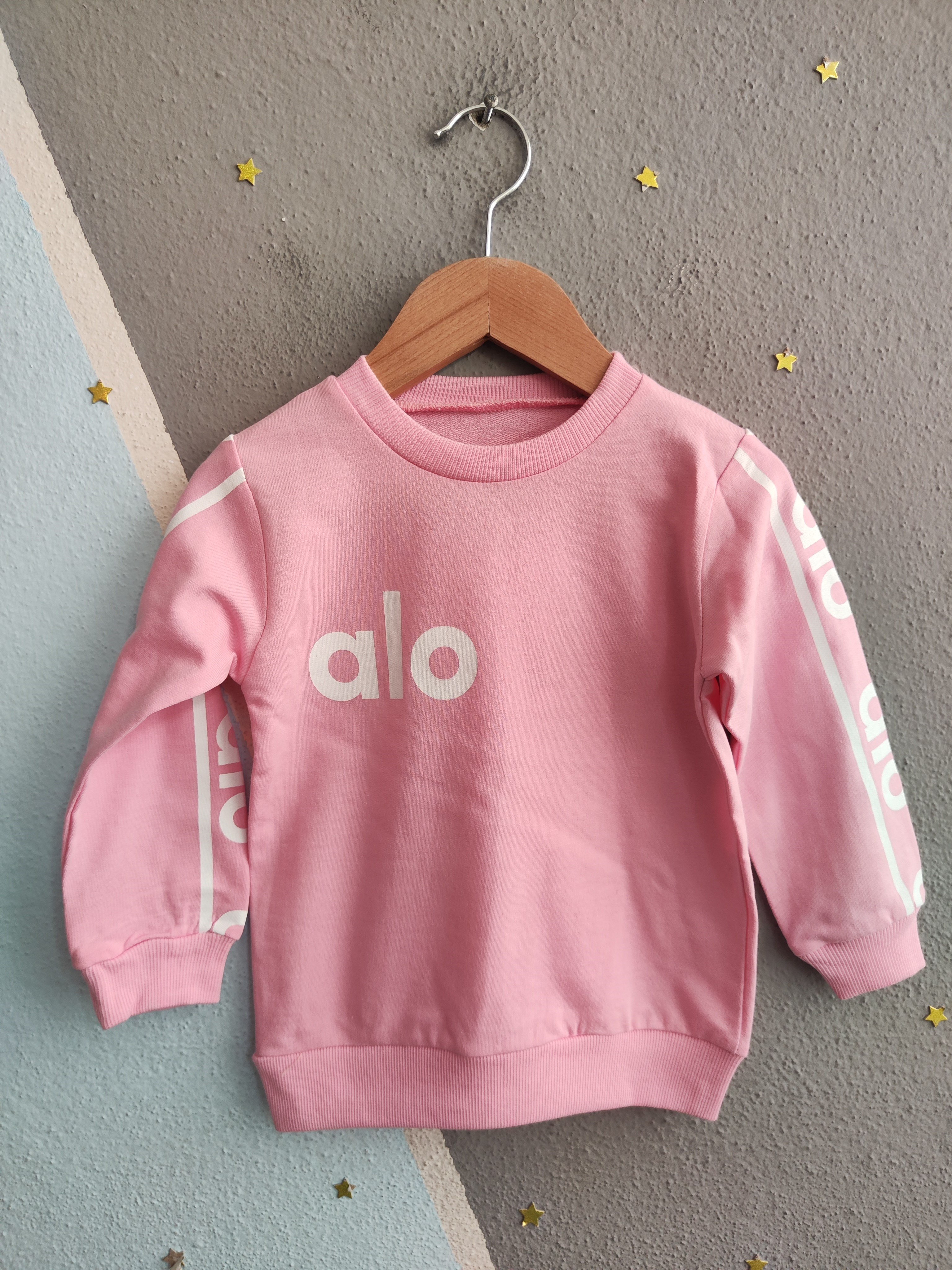 2010 - Sportif Baskılı Unisex Çocuk Takım - Pembe