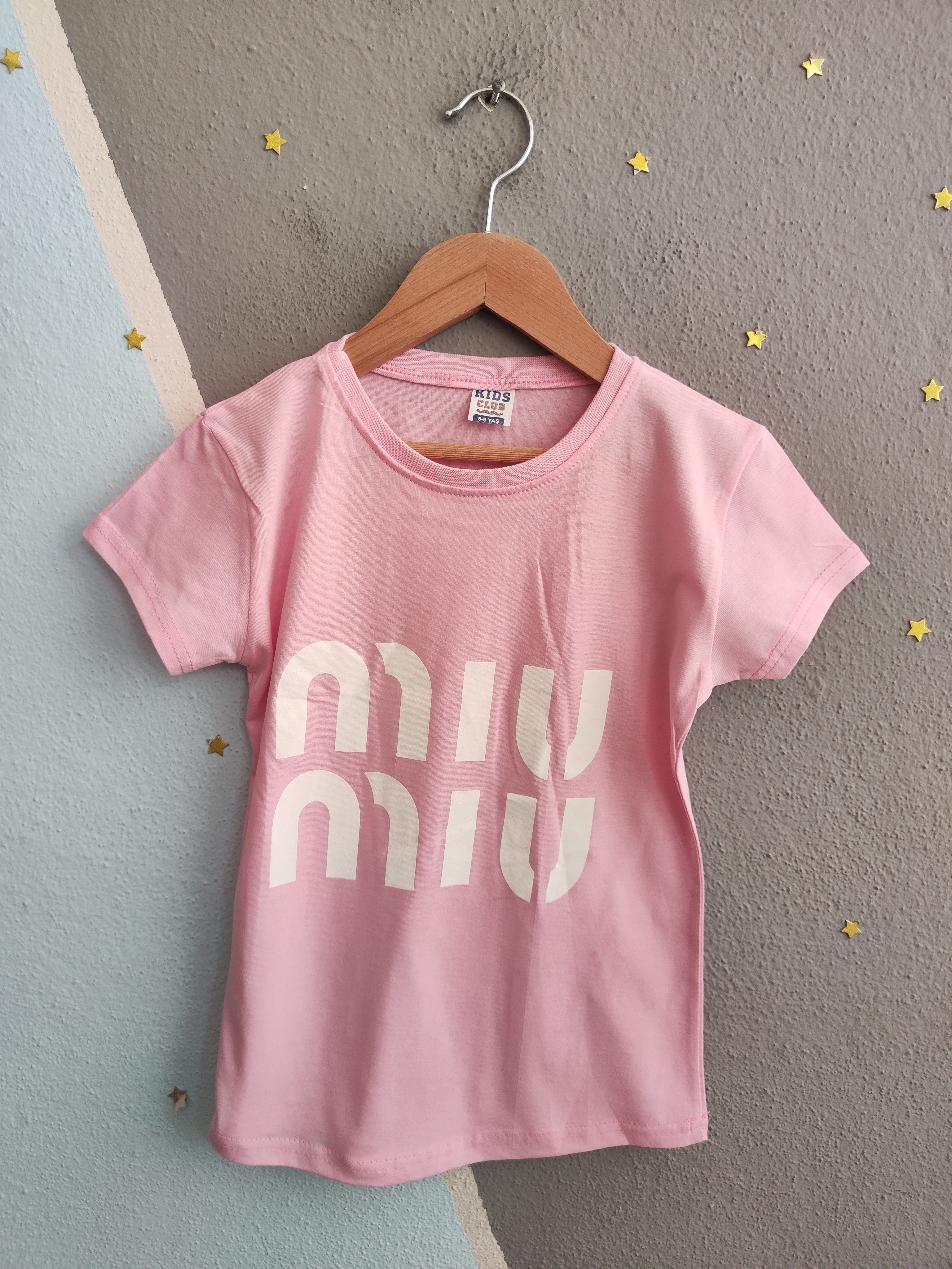 2017 - Baskılı Kapri Taytlı Kız Çocuk Takımı -Toz Pembe