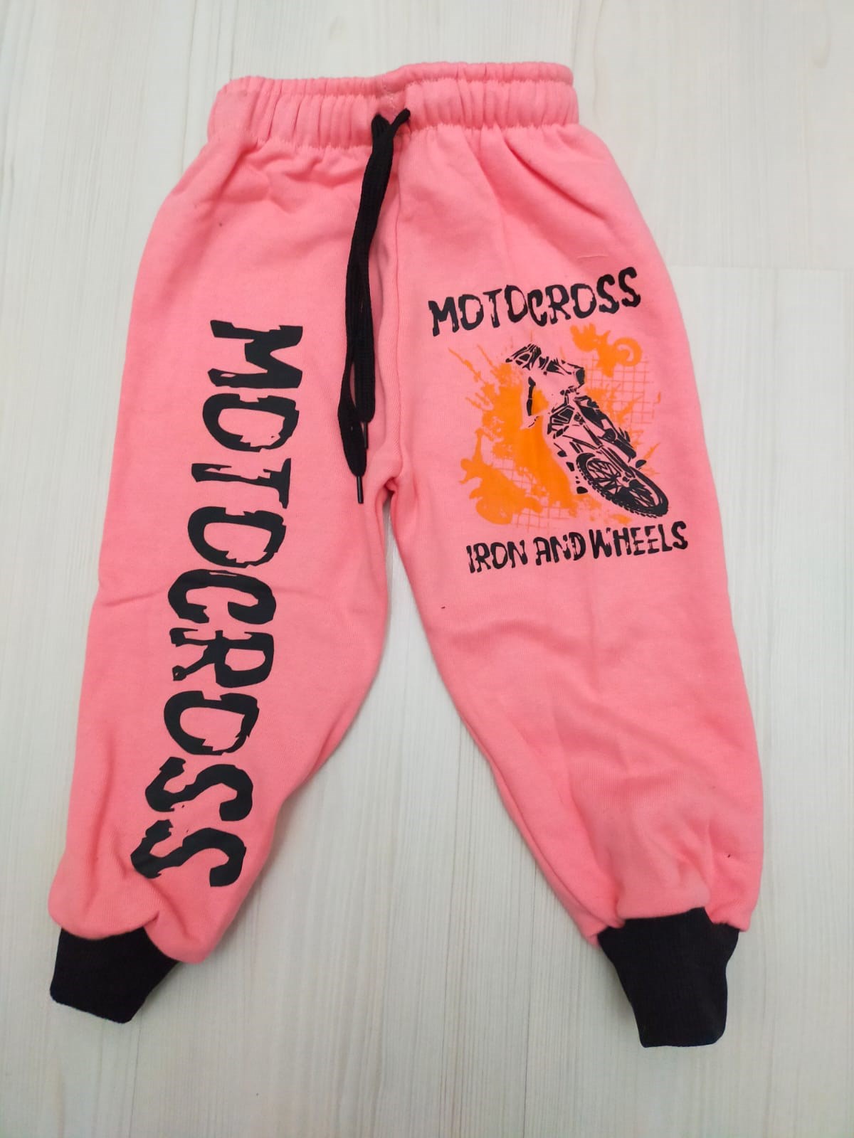 Motocross Baskılı Çocuk Tek Alt