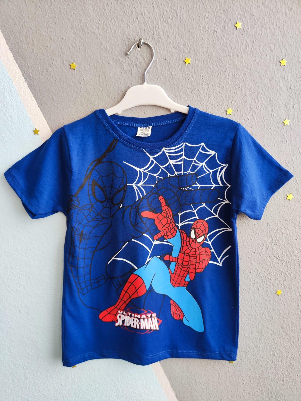 Spiderman Kısa Kollu Erkek Takım - Saks