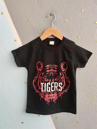 1462 - Tigers Baskılı Yazlık Erkek Takım - Bordo