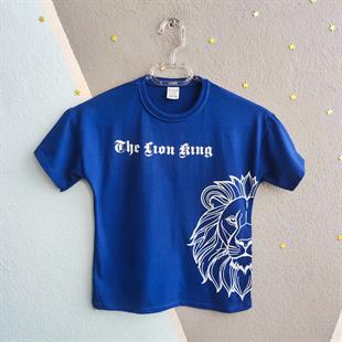 1464 - The Lion King Yazılı Yazlık Erkek Takım - Saks