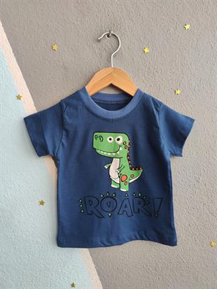 1592 - Roar Baskılı Erkek Çocuk Takım - Saks