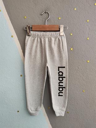 1699 - Kapüşonlu Karakter Baskılı Erkek Çocuk Takım - Haki