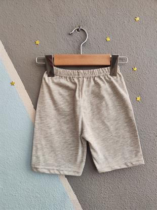 1626 - Güneş ve Çiçek Baskılı Kız Çocuk Takımı - Gri