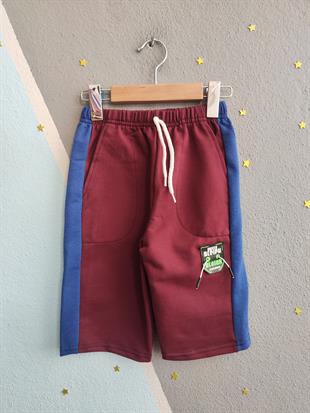 1646 - Yandan Şeritli Erkek Kapri - Bordo