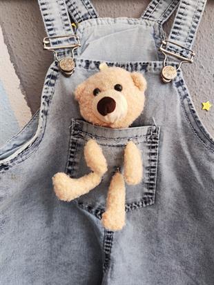 1686 - Ayıcıklı Kot Slopet - Mavi