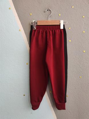 1700 - Wear The Future Baskılı Erkek Çocuk Takım - Bordo