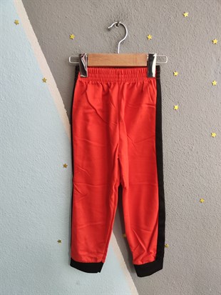 1700 - Wear The Future Baskılı Erkek Çocuk Takım - Turuncu