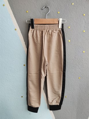 1700 - Wear The Future Baskılı Erkek Çocuk Takım - Bej