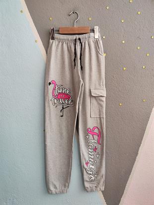 1703 - Time Travel Kız Tek Alt - Gri