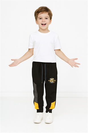 1704 - MMCN Baskılı Tek Alt- Siyah