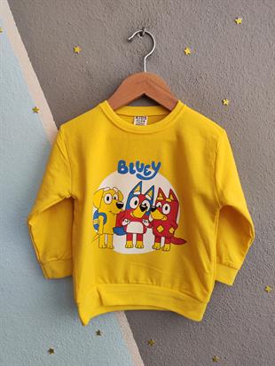 1745 - Karakter Baskılı Mevsimlik Erkek Takımı - Sarı