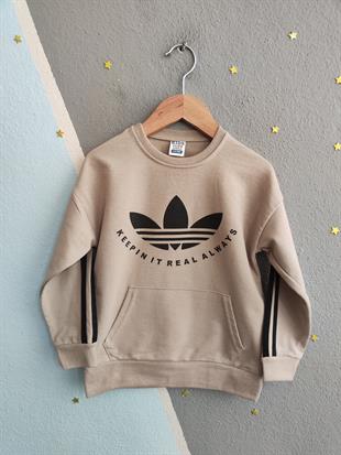 1798 - Always Baskılı Erkek Takım - Bej