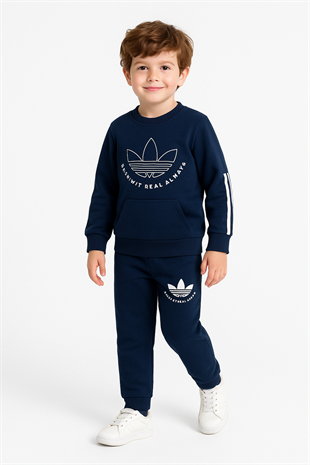 1802 - Always Baskılı 2 İp Kışlık Erkek Çocuk Takım - Lacivert