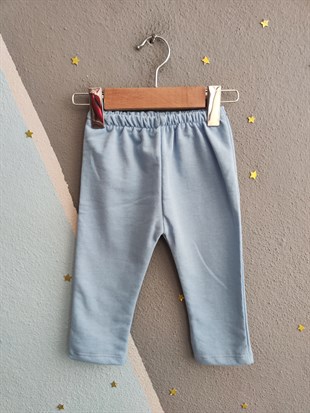 1929 - Papyonlu Ceketli Üçlü Erkek Takım - Saks - Buz Mavisi