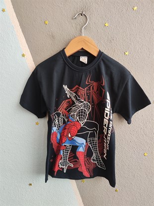 1947 - Karakter Baskılı Şortlu Erkek Çocuk Takımı - Lacivert