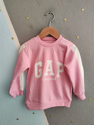 1986 - Original Baskılı Kız Çocuk Takım - Pembe