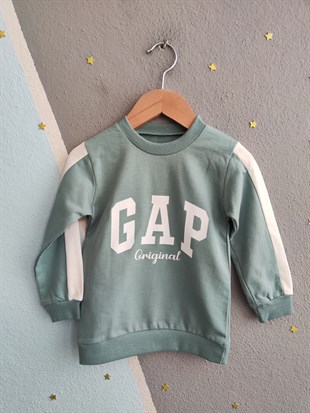 1986 - Original Baskılı Unisex Çocuk Takım - Yeşil