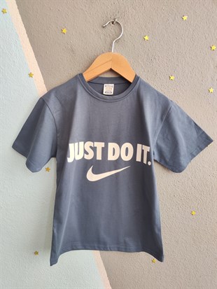 1990-  Önü ve Arkası Baskılı Şortlu Erkek Çocuk Takım - Mavi