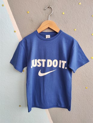 1990-  Önü ve Arkası Baskılı Şortlu Erkek Çocuk Takım - Saks