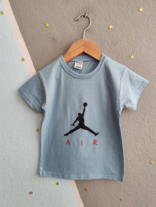1995 - Basketbol Temalı Eşofman Altı Lastikli Erkek  Çocuk Takımı - Mavi