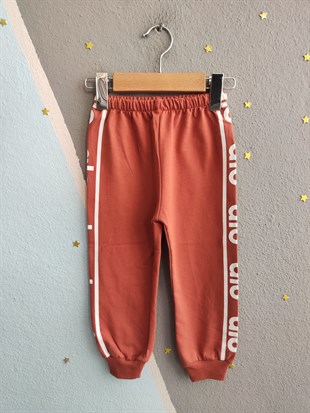 2010 - Sportif Baskılı Unisex Çocuk Takım - Taba