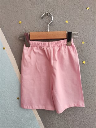 2011- Karakter Baskılı  Kız Çocuk Takım - Toz Pembe